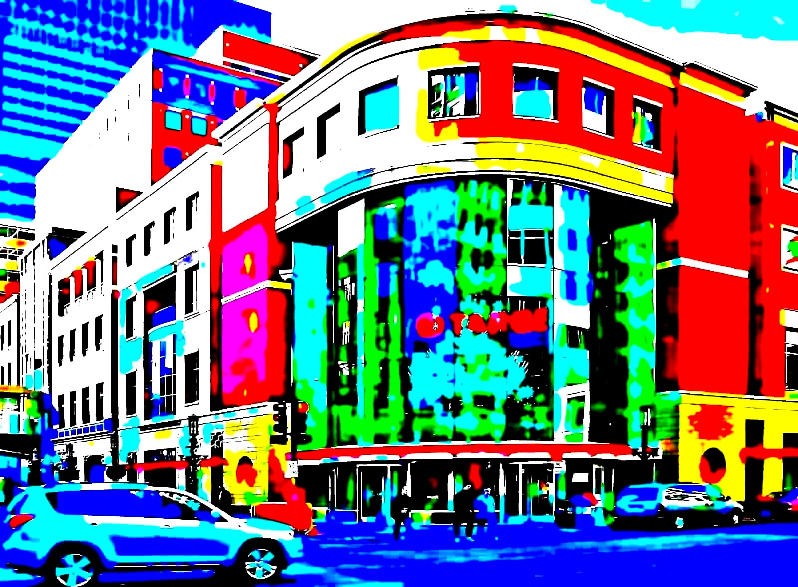 Target retail store entrance with red bullseye logo above the door
