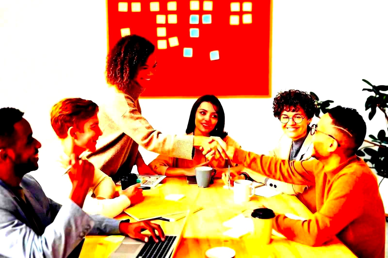 Corporate governance documents and shareholder proxy materials on a desk